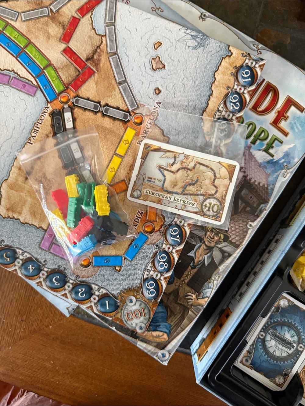Ticket to Ride Europe Board Game by Days of Wonder - Multicolor - Picture 4 of 5